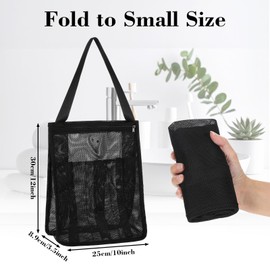 Wanmu Portable Mesh Shower Caddy with Zipper, Quick Dry Shower Caddy Hanging Shower Basket Shower Organizer Bag for College Dorm Room Essentials Bathroom Camping Travel Gym Camp Beach