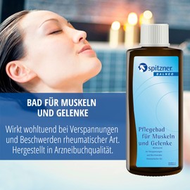 Spitzner Bath for Muscles and Joints 190 ml - Health-promoting and Nourishing Special Bath | For Tension and Discomfort Rheumatic Type