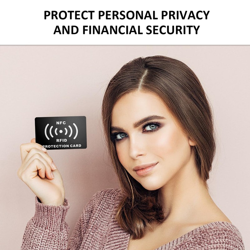 SLEEKEE 6 Pcs NFC Block Cards, RFID Protection Cards, Blocking