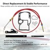 Shift Cable Assembly Kit Fit for OMC Cobra 1986-1993, Adjustment