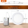 ZYC Recessed Lighting 6 Inch - 12W 1100LM LED Recessed