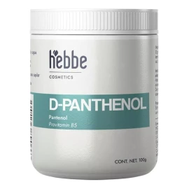 HEBBE COSMETICS AFN5 EMH23 ETD2 D Pantenol Usp 99% Uso Cosmético (panthenol) 100 Gramos