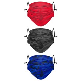 FOCO Camo Adjustable 3 Pack Face Cover