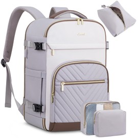 LOVEVOOK Travel Backpack for Women,40L Carry On Backpack for Airplanes,17.3 Inch Laptop Personal Item Travel Bag