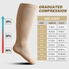 ZFSOCK Compression Stockings Thick Calf Men: Support Stockings Women's Medical