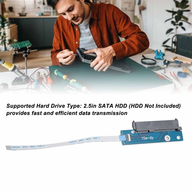 Hard Drive Cable, 2.5 Inch HDD Cable, Stable Connection for