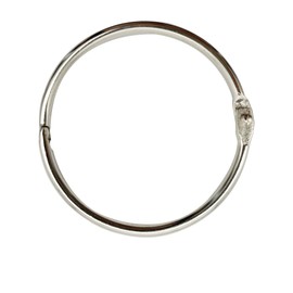 KTOJOY 3 Inch (12 Pack) Loose Leaf Binder Book Rings, with Metal Nickel Plated for Key,and Index Cards, for School, Home, or Office, Silver