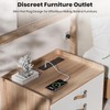 Recessed Furniture Drawer Outlet with 3 Fast-Charging USB Ports &