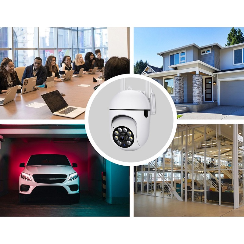 Wireless Camera Night Vision 360° 2.4G 1080P 2 Way Audio