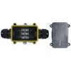 IP68 2/3 Way Waterproof Outdoor 3 Cable PG9 Black Plastic