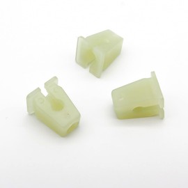 VVO Fasteners- White Plastic Side Skirt, Sill Moulding Cover Trim Clips for Vauxhall Astra, (Pack of 10)