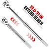 kboisha 3/4-Inch Drive Extendable Ratchet Handle, Reversible Quick Release Telsecoping