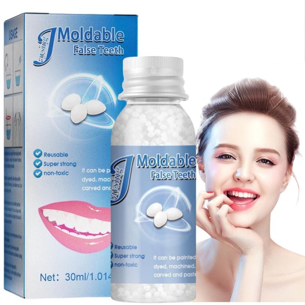 Moldable False Teeth,Tooth Filling Repair Kit,Temporary Tooth Filling,Temporary Filling For