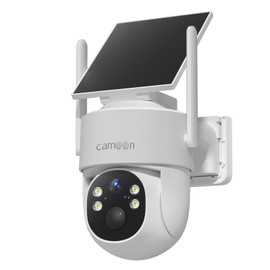 2K Solar Security Cameras Wireless Outdoor, 5/2.4Ghz WiFi Cameras for Home Security, Color Night Vision, Human Detection, Two-Way Audio, SD/Cloud Storage(1 Camera)