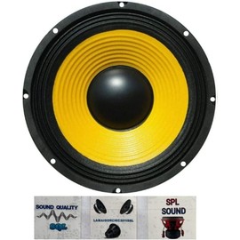1 Web W-084 20 cm 200 mm 8 Inch Woofer 75 Watt RMS and 150 Watt Max Impedance 4 Ohm Sensitivity 92 dB Car Door Kit + 3 Free Stickers
