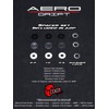 AERO DRIFT PERFORMANCE : Sloped Transparent/White Lip Aero Drift Performance