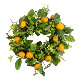 DII Spring & Summer Decorative Wreath, 20" Diameter, Lemons