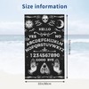 HKHEHOP Goth Ouija Board Skull Beach Towel Quick Dry Microfiber