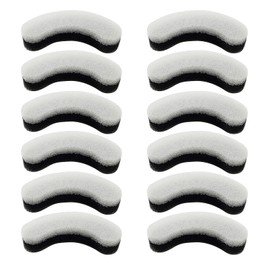 SAMANIJA 12-Pack cat Water Fountain Filters, Compatible with NPET WF050 & WF100 1.5L cat Water Fountain, Arc-Shaped Washable Transparent Pet Fountain.