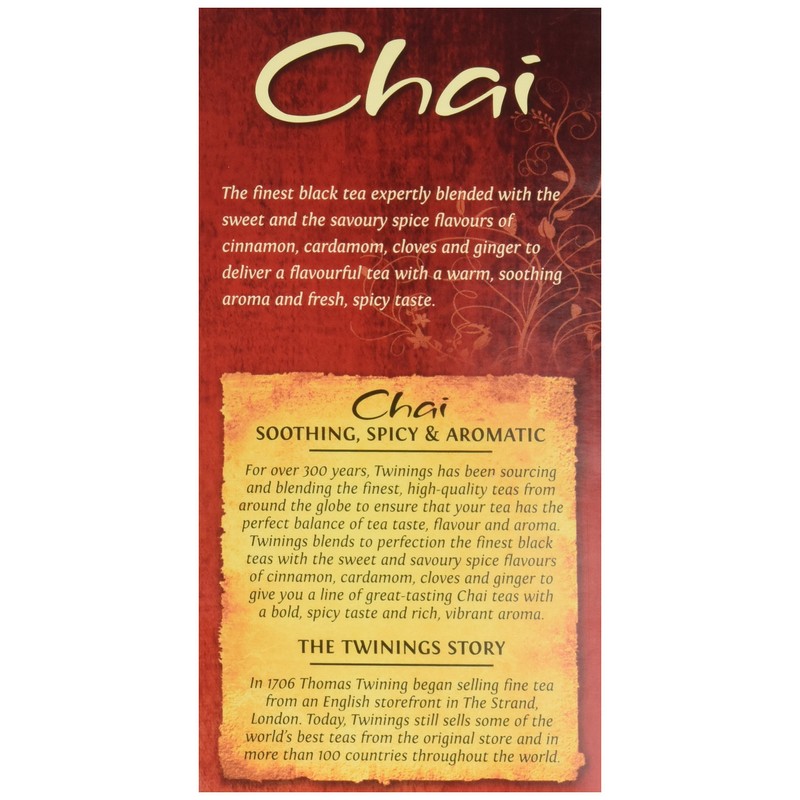 Twinings Tea Chai Tea, 20 ct
