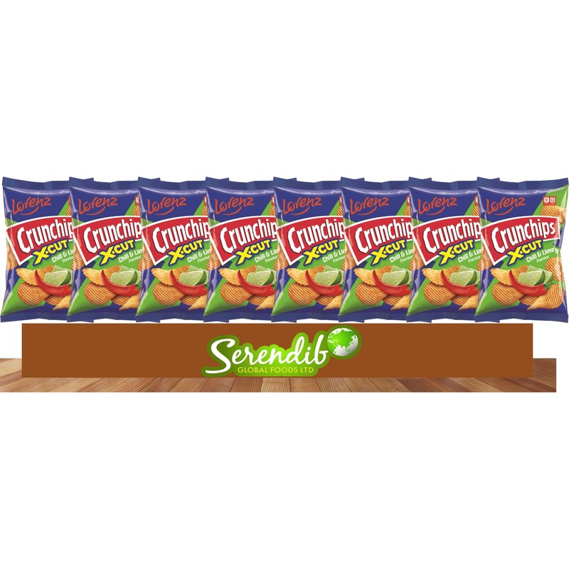Lorenz Crunchips 130g | Unique crunch | Magically delicious (Chilli