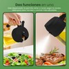 Genérico Ölspender, Ölspender, Ölspender, auslaufsicher, 2-in-1-Spenderflasche für Küche, Glasölflasche, 470