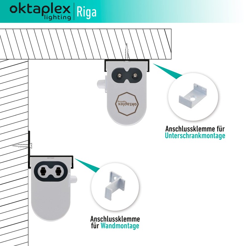 Oktaplex lighting Riga Under-Unit Light Kitchen LED 4 W 340
