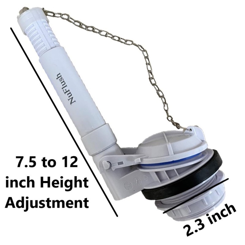 Eljer 2-3/8 inch Replacement Toilet Flush Valve with Adjustable Overflow
