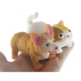 2 Pets - Cat and Dog Stretchy Sand Filled - Kitty Doggy Lover Sensory Fidget Toy Weighted (Random Colors)