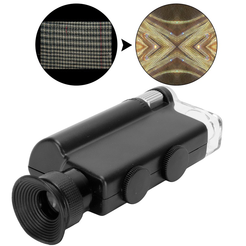 LED Currency Detector Lamp 200‑240X Jewelry Diamond Identification Magnifying Glass