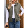 Dokotoo Womens Vest 2025 Fall Casual Turn-down Collar Zipper Up