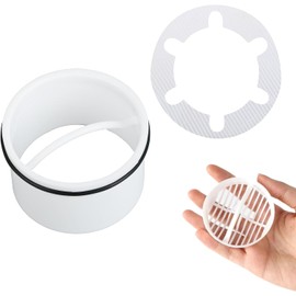 Heyumybit Shower Drain Hair Catcher Set,Compatible with 6960, 6961, 6962, 6963 Drain Systems,Shower Drain Fitting Set,Durable Plastic Hair Filter for Anti-Clog Drain Filter & Hair Trap