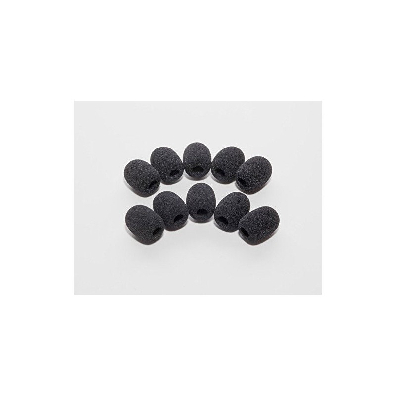 Total Length 1.0 inches (2.5 cm), Headset, Pin Microphone, Large,