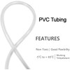 MBMYUCKY Industrial Plastic Hose, Transparent, 16 x 20 mm, 5