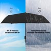 Rainproof and Windproof Travel Rain Umbrella, 16 Ribs Reverse Folding