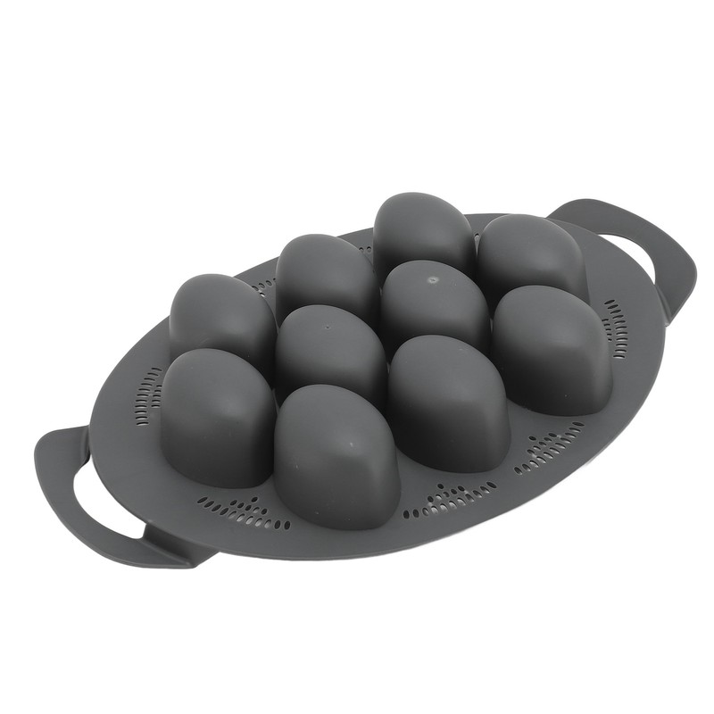 10 Holes Egg Poacher Insert Easy Release Portable Multifunctional Egg