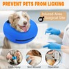 Toptakeit Squeeze Inflatable Dog Cone Collar for After Surgery, Soft