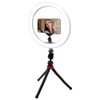 Vivitar 10-Inch Streaming Essentials LED Ring Light with Spider Tripod