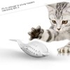 Arinda Silicone Fish Shape Cat Toothbrush Teething Toy with Catnip