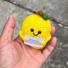 PLWalker Emotional Support Mango Gifts Crochet, Positive Fruit Cute Funny