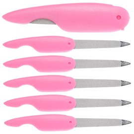 Healeved 6pcs Nail Buffer Block Nail File Compact Reusable Files for Cuticle Finger