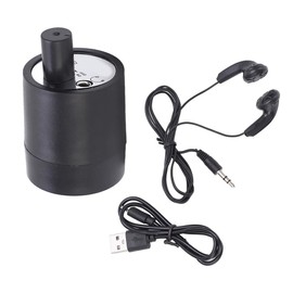 Sarini Enhanced Microphone Audio Ear Listening Device Amplifier Set for Walls/Doors - Sound Amplifier Voice Tool for Leakage Testing