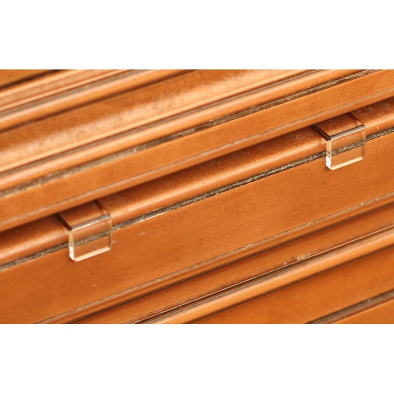 Deco Brothers Over The Cabinet Door Grocery Bag Holder, Silver