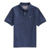 vineyard vines Men's Edgartown Short Sleeve Pique Polo, Deep Bay,