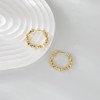 Aprilery Gold Hoop Earrings for Women, Trendy Heart Waterdrop Chunky
