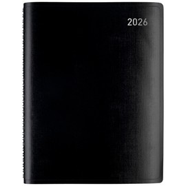 Office Depot Brand Weekly Monthly Planner, 8" x 11", Black, January 2026 to December 2026, OD71080026