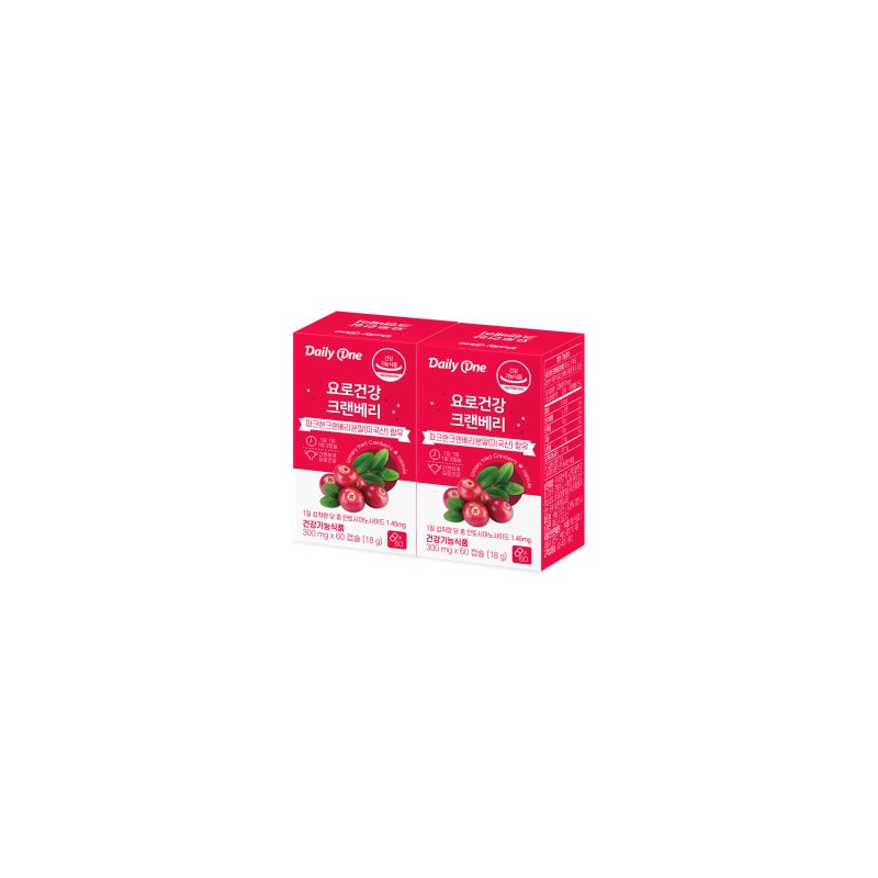 (Daily One) Urinary Tract Health Cranberry 18g 60 capsules x