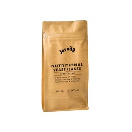 Jovvily Nutritional Yeast Flakes, Popcorn, Soups, Fortified (16 Ounce)