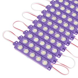 Purple LED Module DC12V 1.2 W Sign led Strip Light with Tape Adhesive Backside (200PCS Pack)