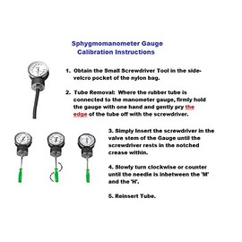 Lane Blood Pressure Monitor Aneroid with Large Adult Cuff. and Adjustable Gauge, Cuff Size 24" X 7", Comes with a Large Carrying Case